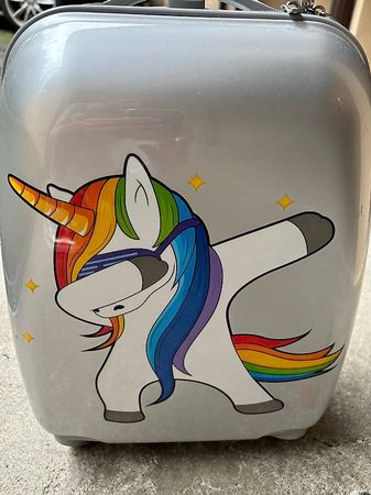 Petite valise enfant licorne