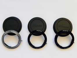 LEICA-R Novoflex Adapter EOS-LER 3 Stück