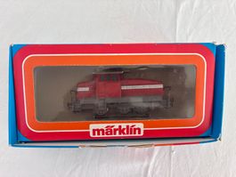 Spur H0-Märklin 3044 Rangierlokomotive EA800 Rot Grau Metall
