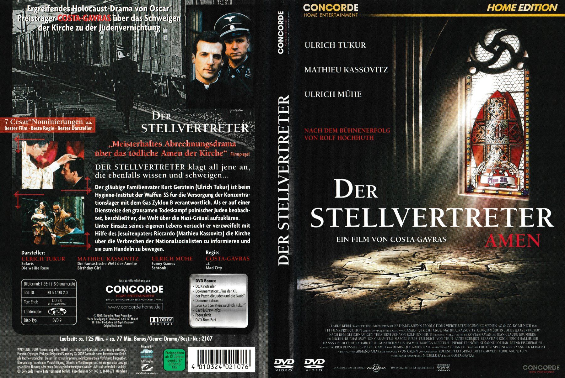 Tutti i DVDs: DVD - Der Stellvertreter – Usato da Langnau am Albis venduto da MediaRescuerKeLoX