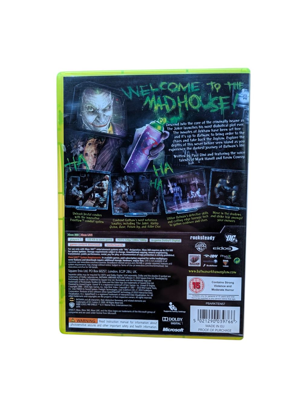 Microsoft Spiele: Batman Arkham Asylum Xbox 360 – Gebraucht aus Domat/Ems von IsseldorsShop 1