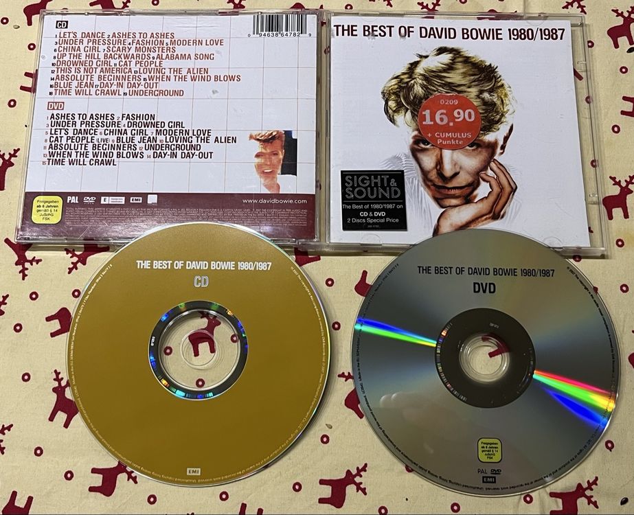 DAVID BOWIE - THE BEST OF 1980/1987 (CD & DVD) (Gebraucht) in Riehen ...