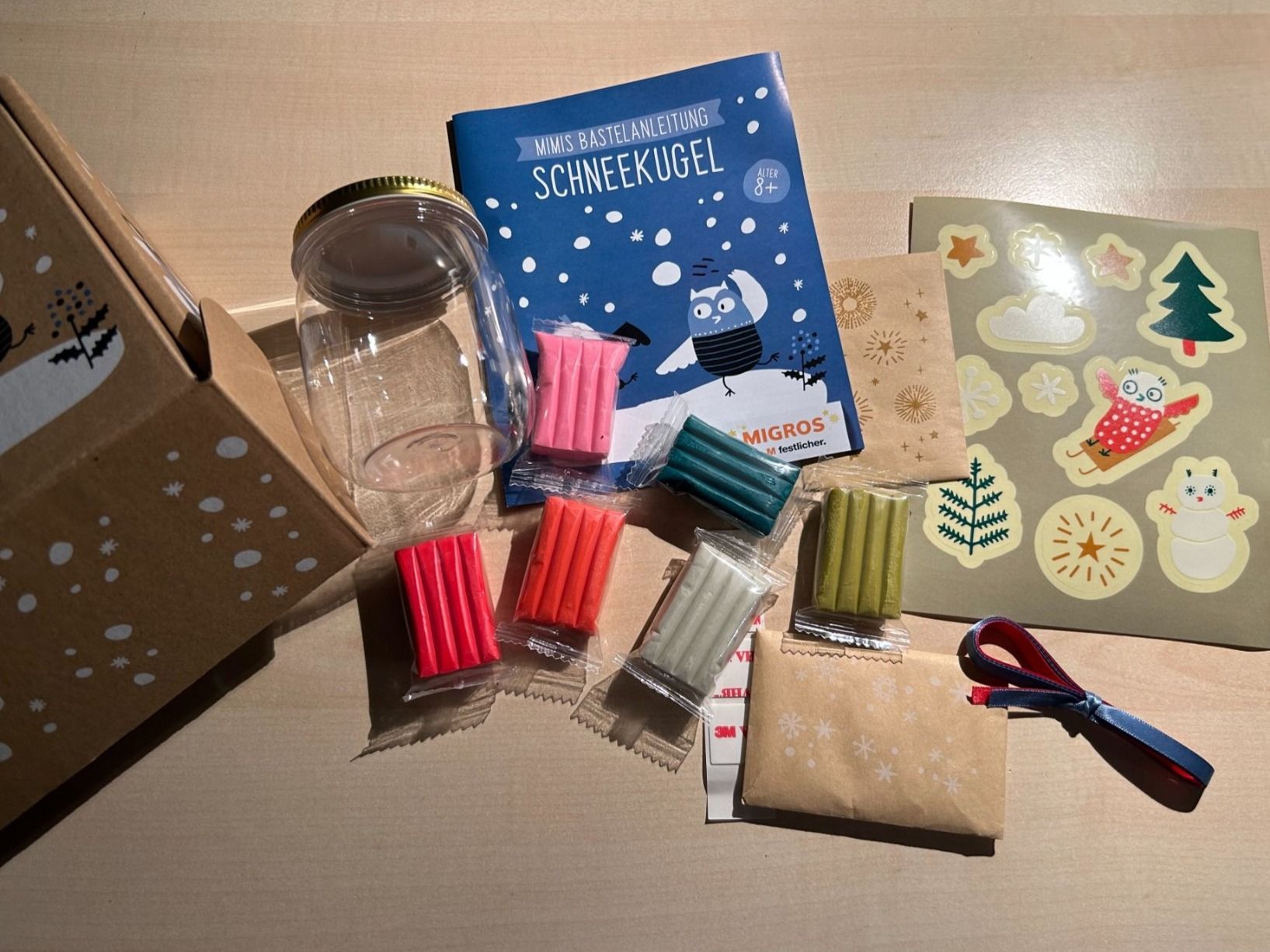 Kit bricolage: Mimis Schneekugel mit Bastelanleitung – Nuovo e nell'imballaggio originale da Hagendorn venduto da Teora66
