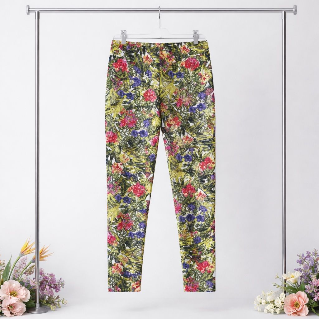 Hosen: Hose mit Blumenmuster – Neu (gemäss Beschreibung) aus Leuk-Stadt von 2thcircle 2