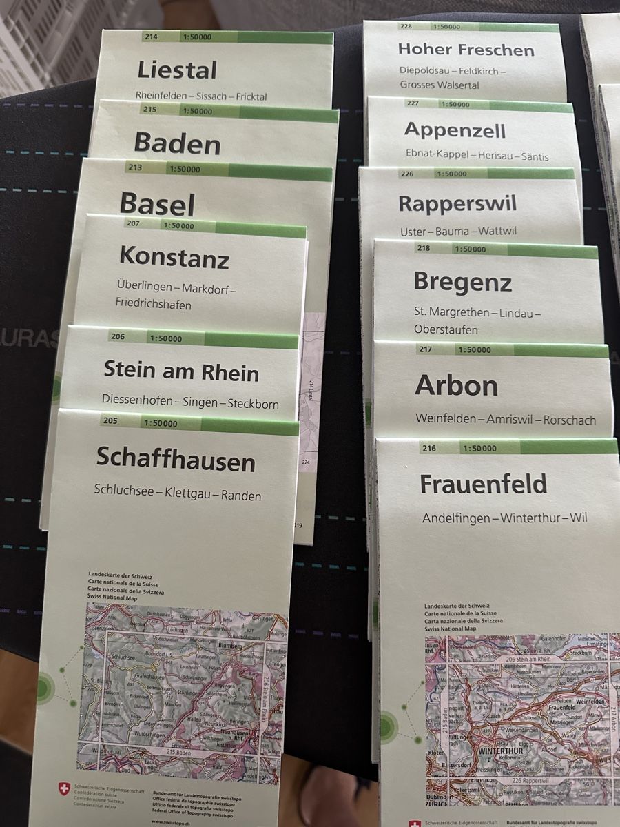 Cartine & Atlanti: 30 Stück Original Schweizer Landkarten – Nuovo (secondo la descrizione) da Stansstad venduto da Dalmatinerhjf 1