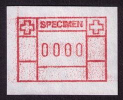 ATM «SPECIMEN» PROBEDRUCK 0000_NEUER Typ !! **