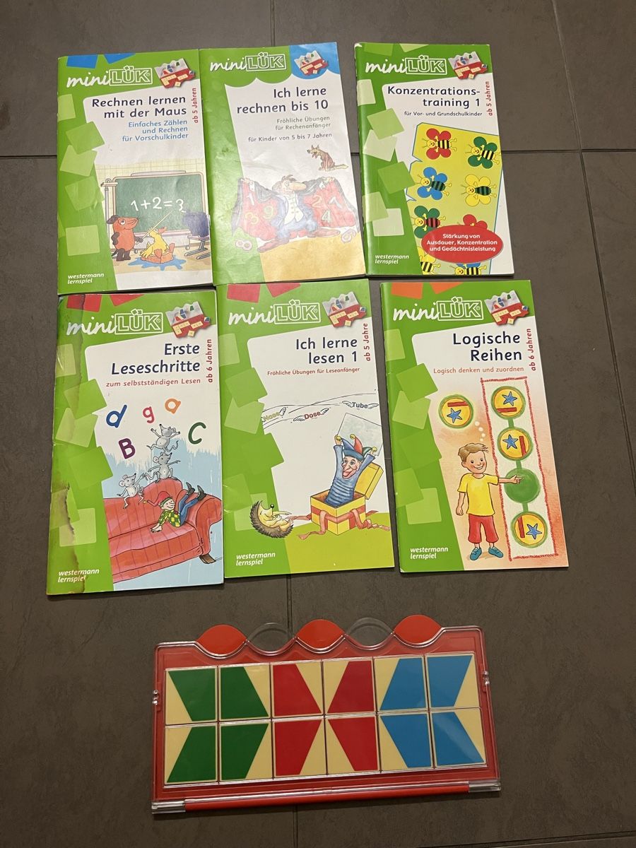 Giochi: Mini Lük Set mit Rahmen und 6 Heften – Usato da Zürich venduto da Gabi_78