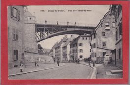 Chaux de Fonds - Rue de l'Hôtel de Ville - 1908