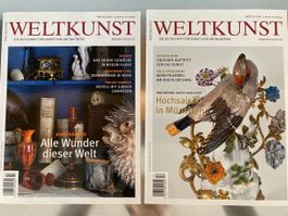 WELTKUNST Die Zeitschrift für Kunst und Antiquitäten 2 Stück