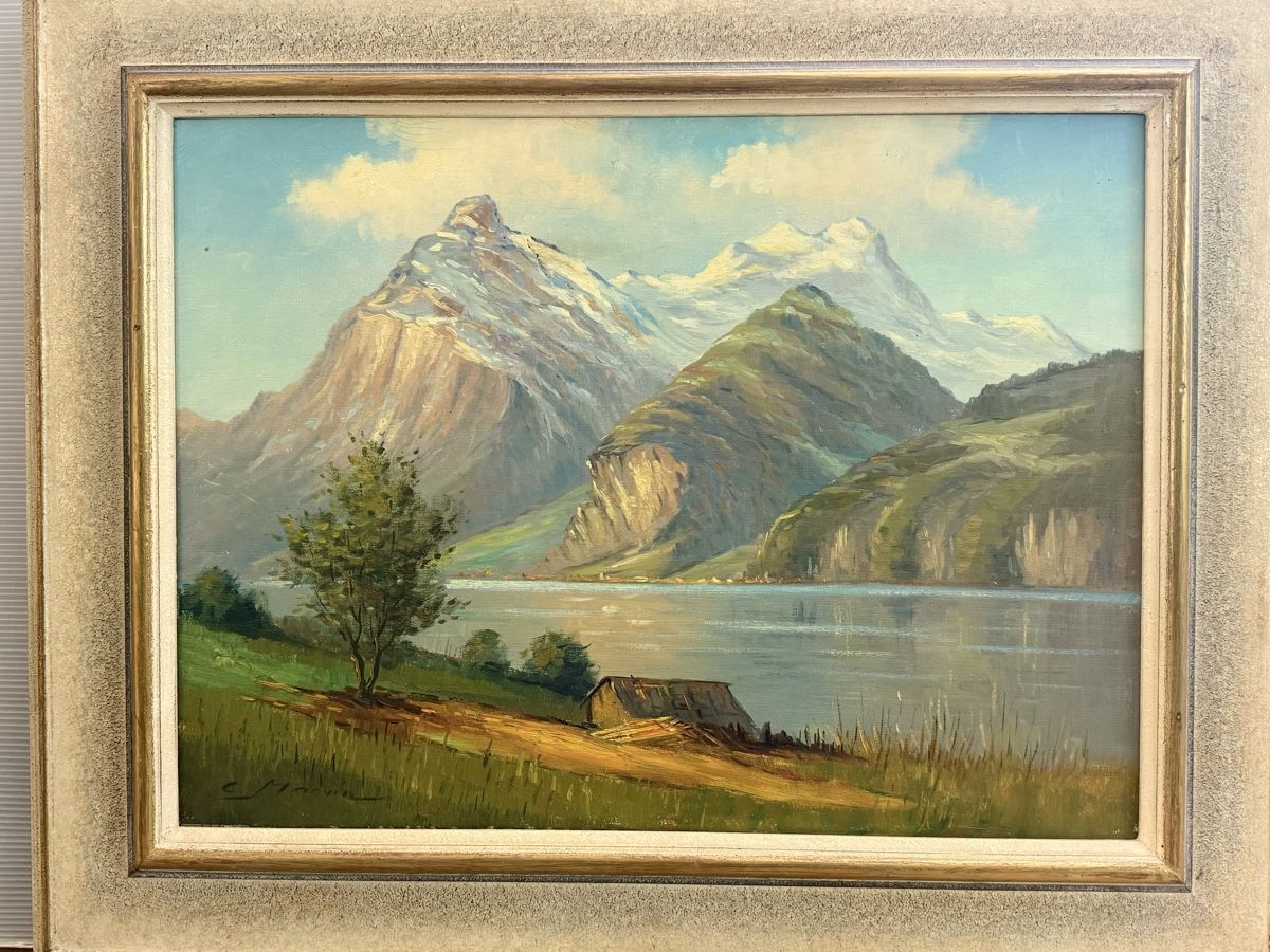 Gemälde: C. Marvin - Ölgemälde - Landschaft – Gebraucht aus Solothurn von NUVICO 1