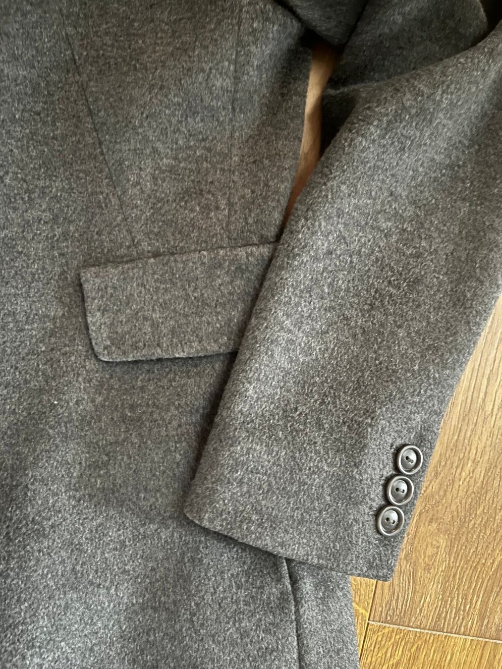 Max Mara Cappotti: Max Mara Damen Wollmantel Anthrazit – Usato da Winterthur venduto da Kikoroto 2