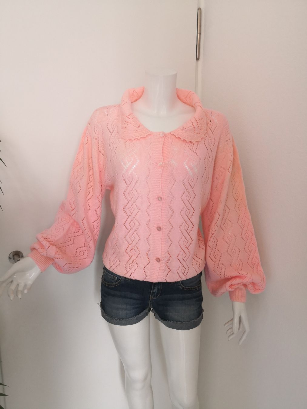 Jacken: 🤩HANDGEMACHTE STRICK-JACKE ROSA – Neu (gemäss Beschreibung) aus Olten von Naja-Twins-Twins 5