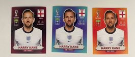 3x Panini Sticker Harry Kane – England – 🏆 WM 2022