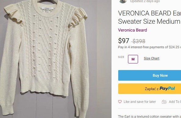 Pullover & Sweatshirts: Veronica Beard Pullover / pull S/M – Gebraucht aus Collonges von arashee 9