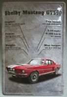 Blechschild 3D--SHELBY MUSTANG GT350