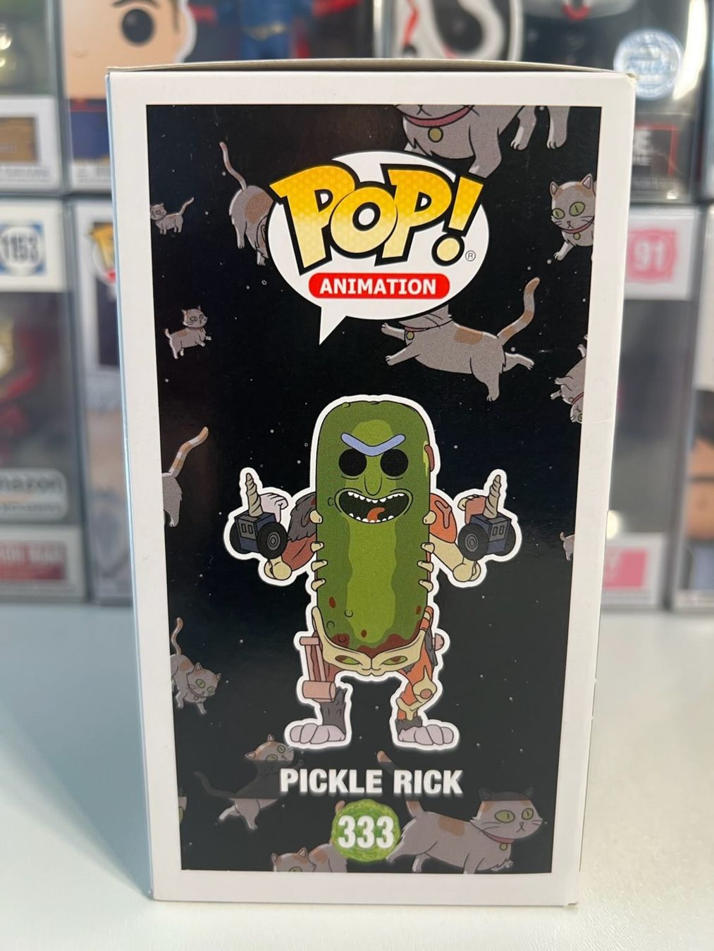Funko Statuette: Funko POP! Animation Rick & Morty Pickle Rick – Nuovo e nell'imballaggio originale da Le Mouret venduto da perfectbijou 1