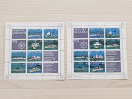 Nat. Briefmarken Ausstellung LEMANEX LAUSANNE 1978 / 2 Bogen