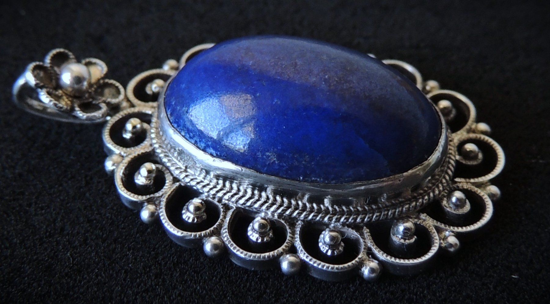 Ciondoli: Lapislazuli Silber 800 Anhänger – Usato da Waldenburg venduto da schaller707 2