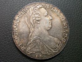 Münze Maria Theresia Taler 1780 Silber