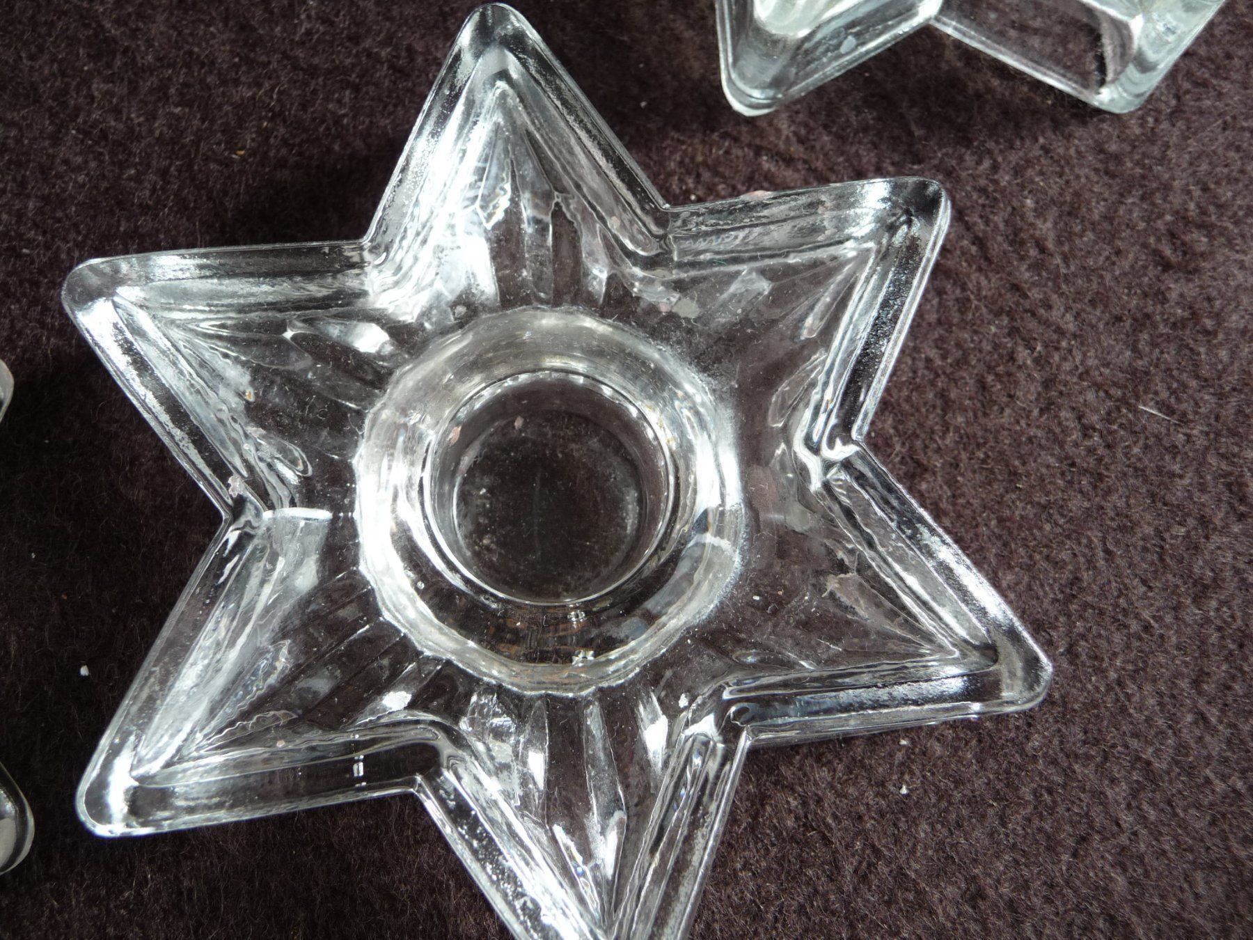 Portacandele: sternförmige Kerzenständer Stern Glas – Usato da Alpnach Dorf venduto da marvo 4