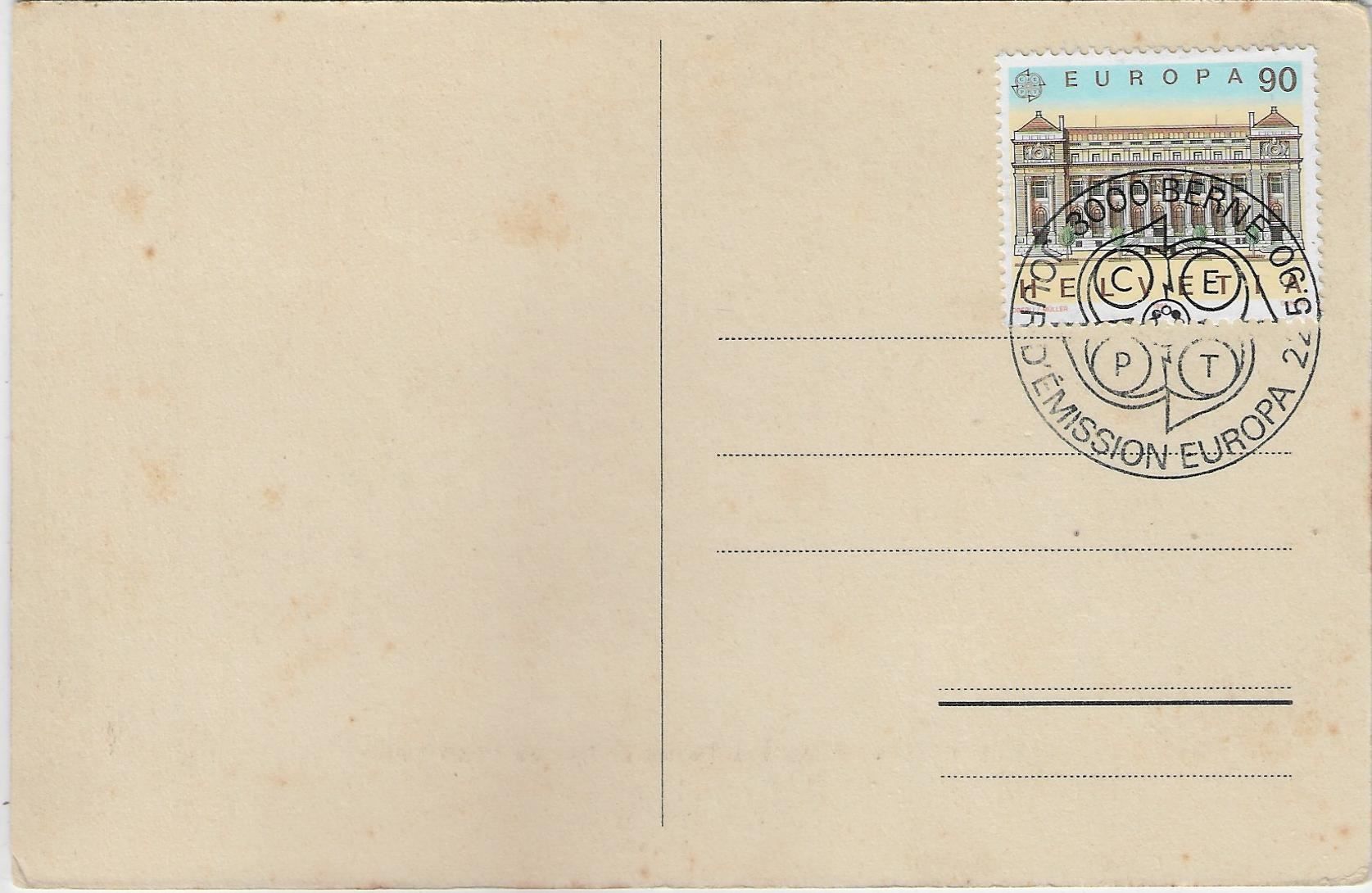 Cartoline postali: Geneve - Hotel des postes et rue du – Usato da Ettingen venduto da Kartenplanet 1