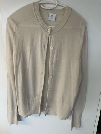 Edle Strickjacke Gr. 38, Beige, Wolle/Seide - Bogner