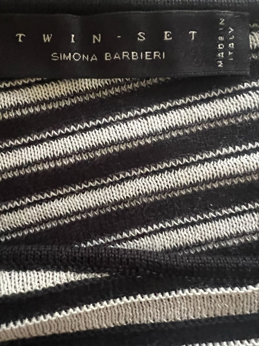 Twin-set Simona Barbieri Vestiti: Twin-Set Kleid, gestreift, Baumwolle, M – Nuovo (secondo la descrizione) da Zürich venduto da mattcndx 3