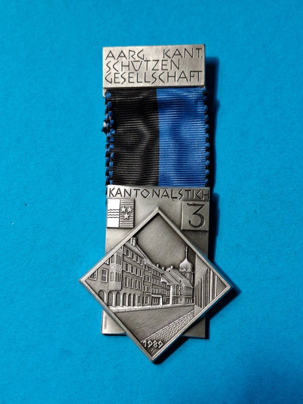 Medaillen: Aargau Kantonalstich 1989 (R747) – Gebraucht aus Schwanden GL von Suvorov 2