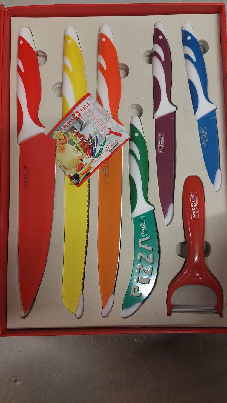 Swiss Coltelli: Schweizer Messerset/SwissQuality Messerset – Nuovo e nell'imballaggio originale da Basel venduto da O-MEGA 1