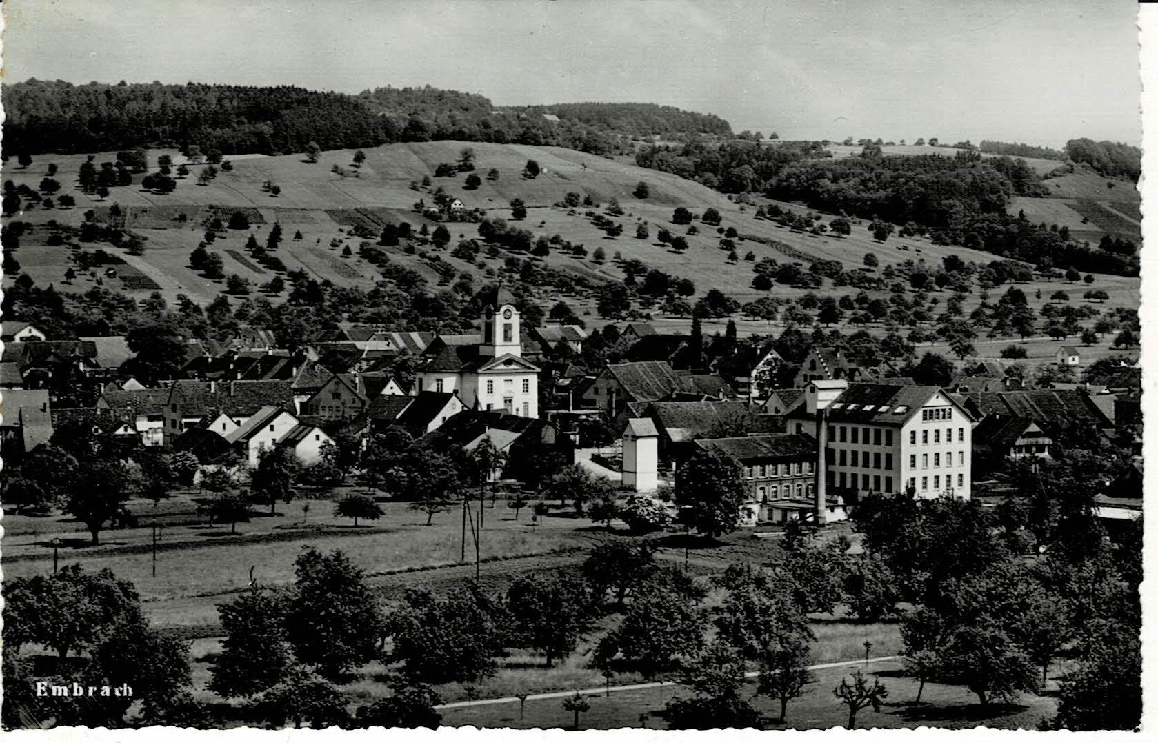 Cartoline postali: EMBRACH ZH gel. 1955! – Usato da Hergiswil NW venduto da Kartenfrau