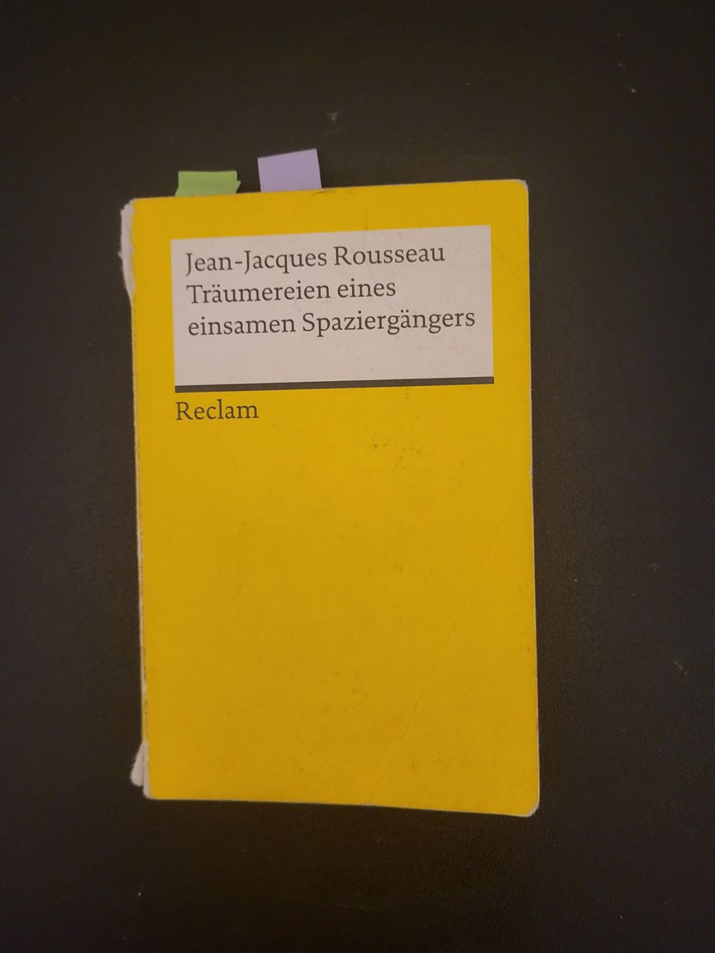 Bücher: Jean-Jacques Rousseau - Träumereien eines einsamen Spazierg. – Gebraucht aus Gurmels von pop_ljf5