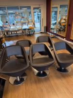 Friseurstuhl braun 6 Stck.