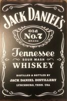 Jack Daniels Blechschild Whiskey Whisky Old no 7 Honey Apple