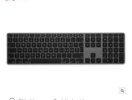 Tastiere: SLIM Tastatur Grau, CH-Layout neuwertig – Usato da Bern venduto da FreitagsSachen22