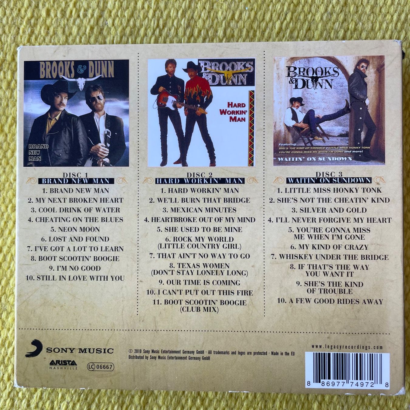 CD: BROOKS&DUNN-3CD BOX SET BRAND NEW /HARD W/ WAITIN ON..(DIG – Usato da Rorschacherberg venduto da CD-Roli 1
