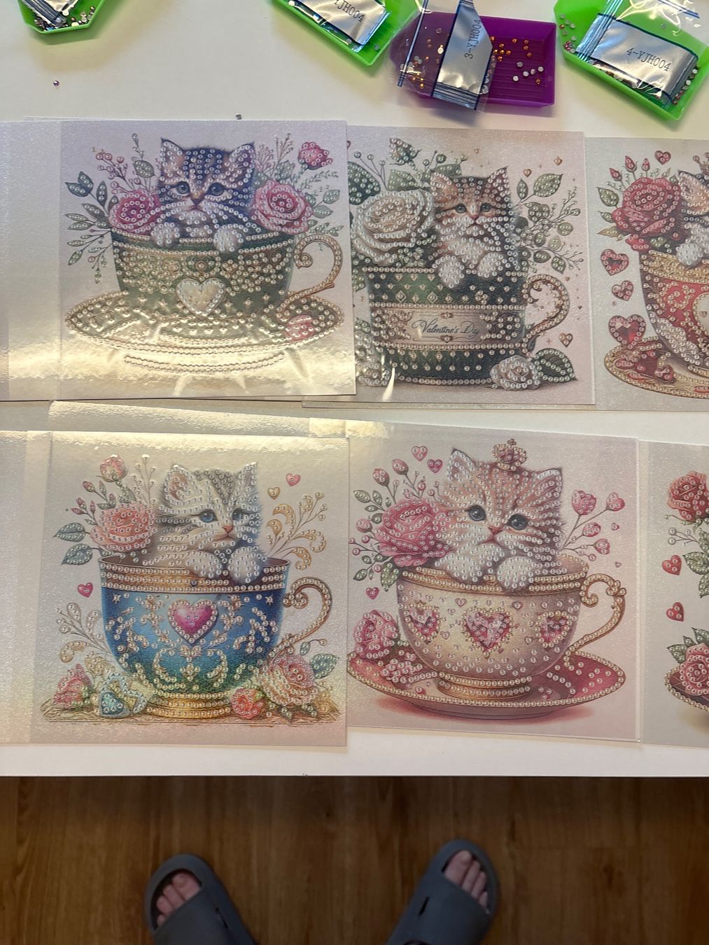 Kit bricolage: Diamond Paiting Karten valentine – Nuovo (secondo la descrizione) da Amriswil venduto da SCHLOSSGEISTLI 1