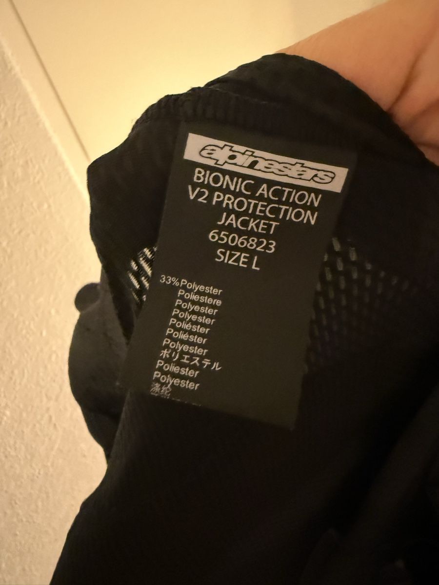 Alpinestars Schutz & Schoner: Protektorenjacke Alpinestars Bionic Action V2 - Gr. L – Gebraucht aus Oberentfelden von mat_jbk7 2