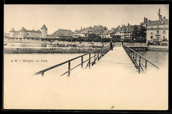 Cartoline postali: AK Morges, le Port – Usato da Berlin venduto da bartko-reher