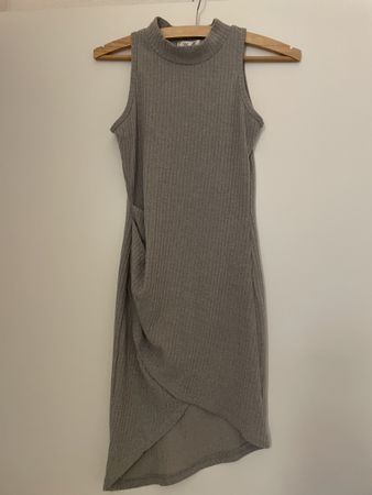 🩶Graues Sommerkleid asymmetrisch🩶