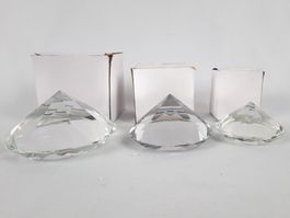 Glasdiamanten 3er