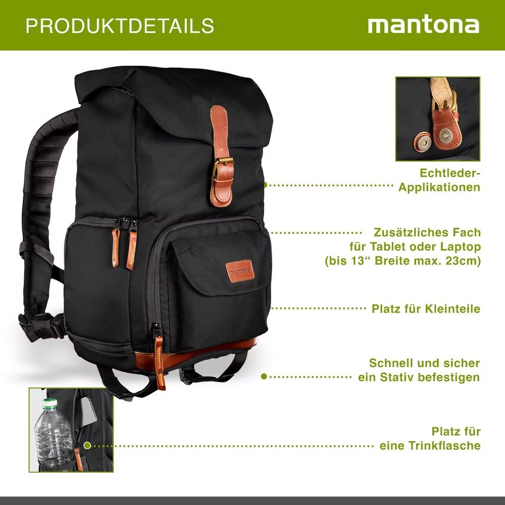 Rucksäcke: Fotorucksack Mantona Luis Junior Retro – Gebraucht aus Riedt b. Erlen von f.brown 2
