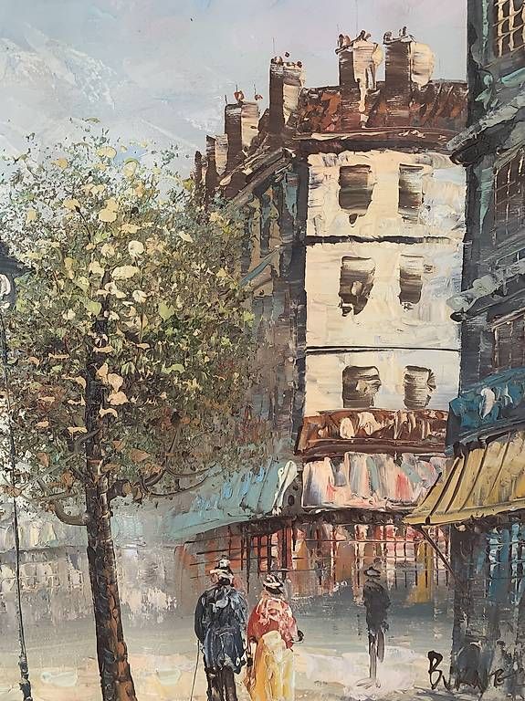 Dipinti: Montmartre Burnett – Usato da Montreux venduto da Barber_Swiss_Vintage 3