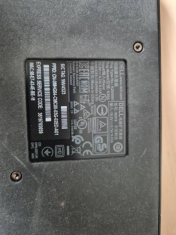 Docking station: Dell Dockingstation WD19 inkl Netzteil  – D'occasion à Seuzach par Muehlben 2