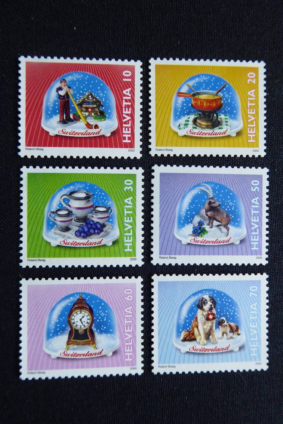Alle Briefmarken: (t759) 2000: Zst.Nr. 990 - 995 ** – Neu (gemäss Beschreibung) aus Basel von scholle50