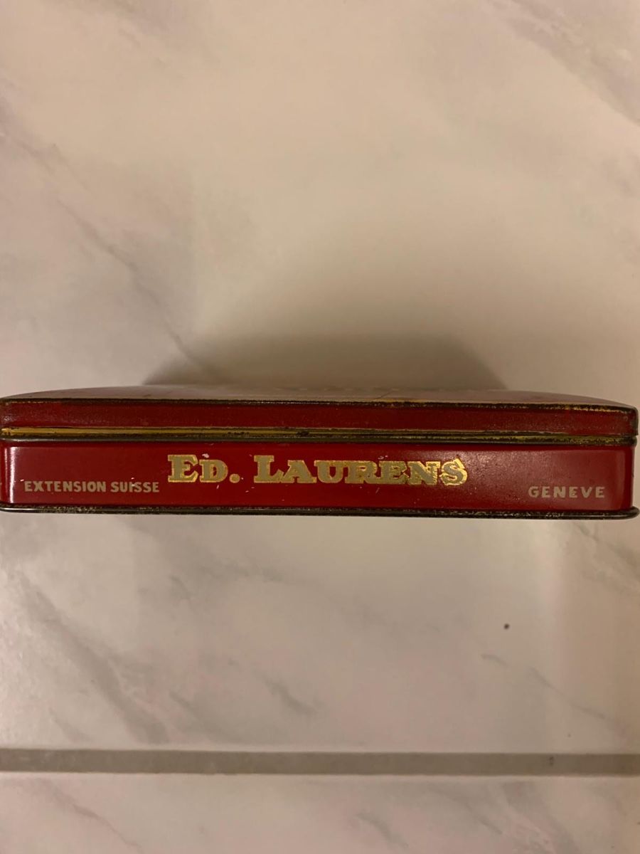 Tutte le decorazioni: Vintage Blechdose ED. LAURENS – Usato da Magden venduto da Jackevaro 1