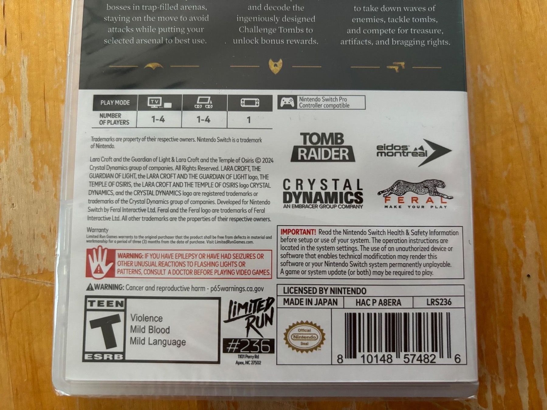 Giochi: The Lara Croft Collection (NEU) – Nuovo e nell'imballaggio originale da Frenkendorf venduto da gelbeZinnie 2