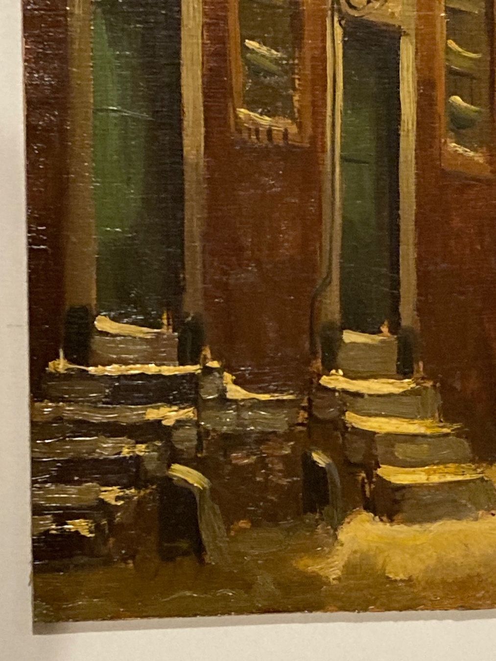 Tableaux: Aären Roban signiert Gemälde eines Hauses mit Gasse – D'occasion à Hirzel par pjn_d7xp 5