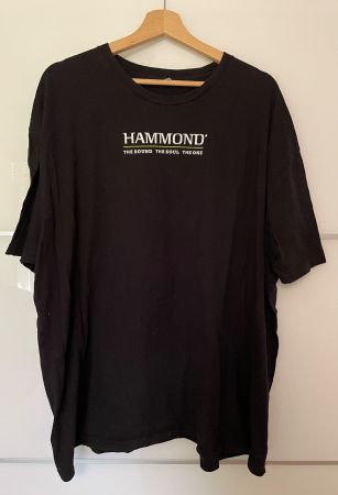 T-Shirt mit Hammond Print, Grösse 3XL