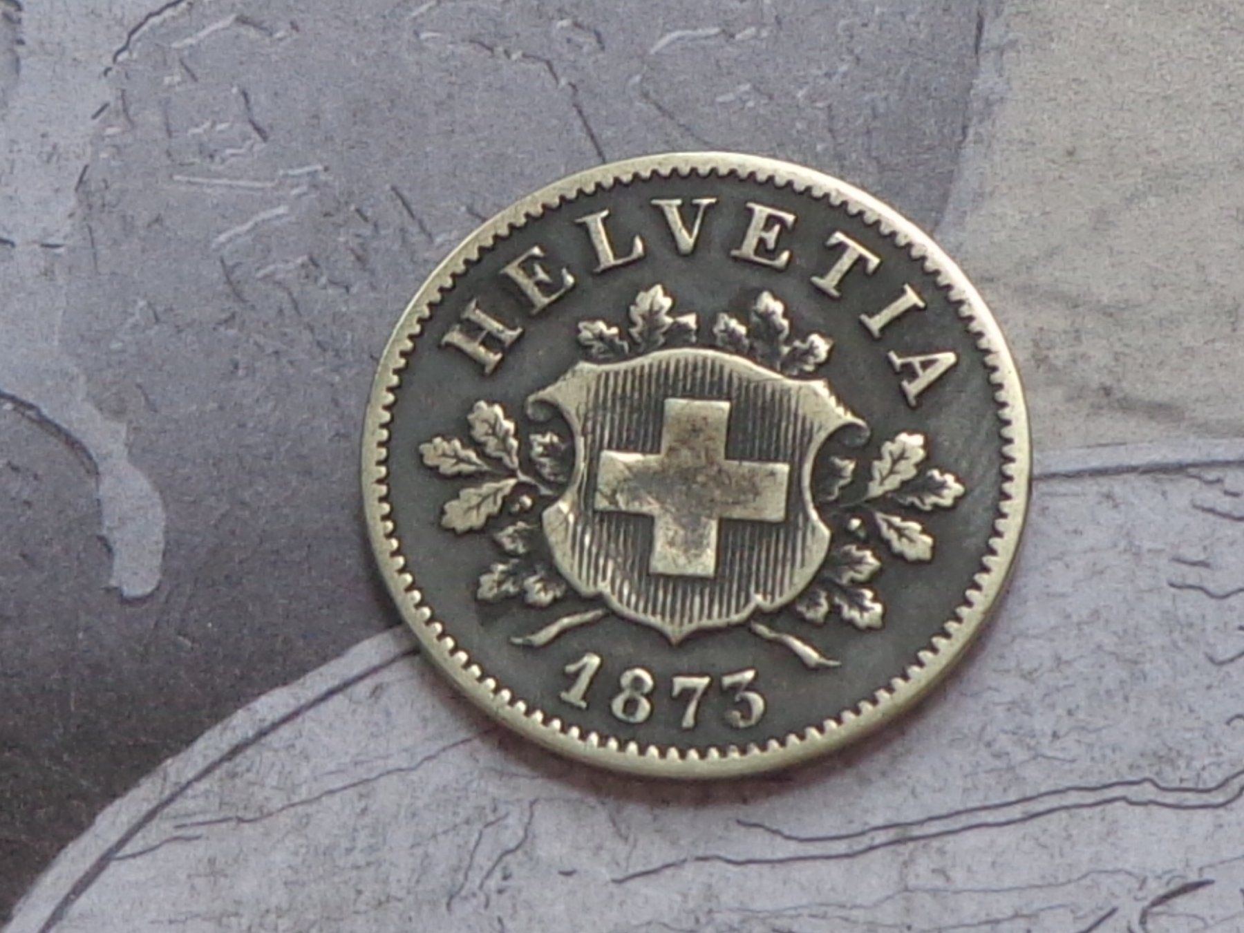 Tutti le monete: 10 cts 1873 B - Billion – Usato da Pully venduto da UCA01