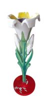 Antiker Kerzenständer Blume Erzgebirge